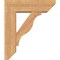 Ekena Millwork Funston Slat Smooth Bracket w/ Offset Brace, Western Red Cedar, 7 1/2"W x 24"D x 28"H BKT0806X24X28FST06SWR - alternate 2
